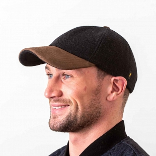 2Картинка Чёрная бейсболка Hatman of Ireland в ёлочку
