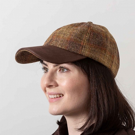 Коричневая бейсболка Hatman of Ireland