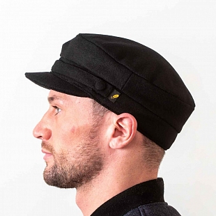 3Картинка Чёрная кепка шкипер Hatman of Ireland