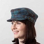 Картинка Голубая кепка шкипер Hatman of Ireland Antique Blackwatch