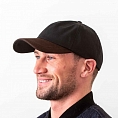 Чёрная бейсболка Hatman of Ireland Wax Baseball Cap