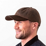 Картинка Коричневая бейсболка Hatman of Ireland Wax Baseball Cap