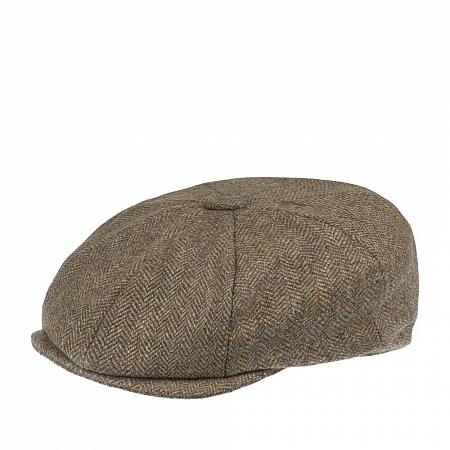 Кепка восьмиклинка Christys Baker Boy Khaki