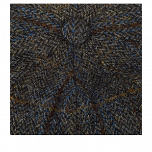 5Картинка Кепка восьмиклинка Christys Baker Boy Brown