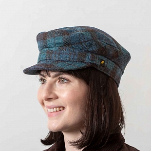 2Картинка Голубая кепка шкипер Hatman of Ireland Antique Blackwatch