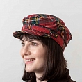 Красная кепка шкипер Hatman of Ireland Royal Stewart