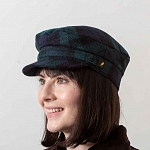 Картинка Тёмно-зелёная кепка шкипер Hatman of Ireland Blackwatch