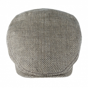 3Картинка Прямая кепка Lierys Kent Herringbone Linen Light-Brow