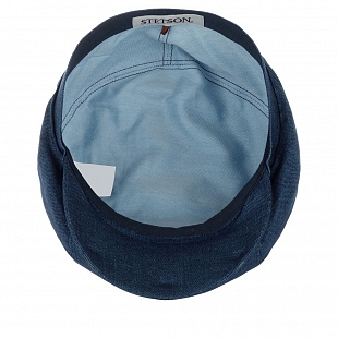 4Картинка Кепка восьмиклинка Stetson Hatteras Linen Navy