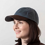 Картинка Тёмно-синяя бейсболка Hatman of Ireland Wax Baseball Cap
