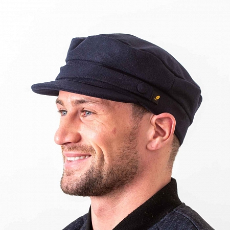 Темно-синяя кепка шкипер Hatman of Ireland