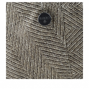 5Картинка Прямая кепка Lierys Kent Herringbone Linen Light-Brow
